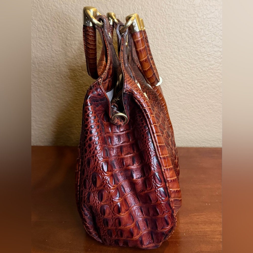 Brahmin NWOT Elisa Pecan Melbourne Leather Hobo - Picture 8 of 10